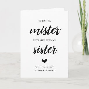 Bridesmaid proposal invitation