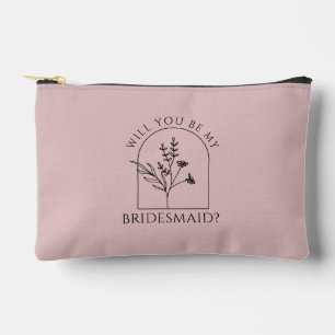 Bridesmaid Proposal Maid of honour Makeup Bag