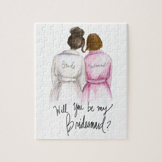Bridesmaid? Puzzle Br Bun Bride Auburn Bob Bm (Vertical)