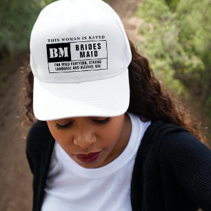 Bridesmaid Rating Bachelorette Party Trucker Hat