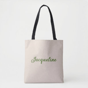 Bridesmaid Retro Green + Beige Diamond Checker Tote Bag