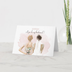 Bridesmaid - Sarah Note Card