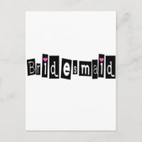 Bridesmaid (Sq Blk)