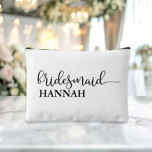 Bridesmaid - Team Bride! Gift Name Accessory Pouch