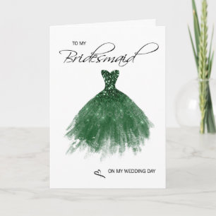 Bridesmaid Thank You Card