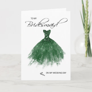Bridesmaid Thank You Card