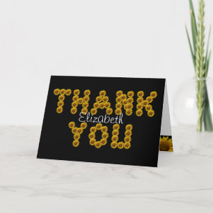 Bridesmaid Thank You Card -- Custom Name Thank You