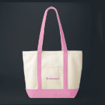 Bridesmaid Tote Bag<br><div class="desc">Bridesmaid text design</div>