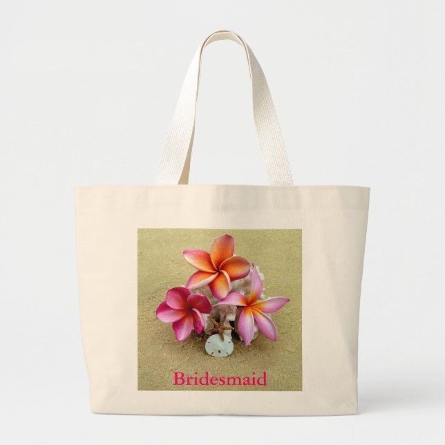 Bridesmaid Tote Bag for Beach Wedding (Front)