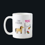 Bridesmaid Unicorn Funny Wedding Coffee Mug<br><div class="desc">This funny unicorn design is perfect as thank you gift for your squad of bridesmaids. It will put a smile on their face for sure.</div>