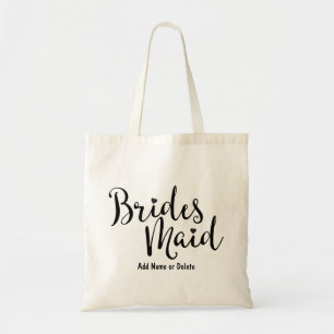 Bridesmaid Wedding Budget Canvas Tote Bag