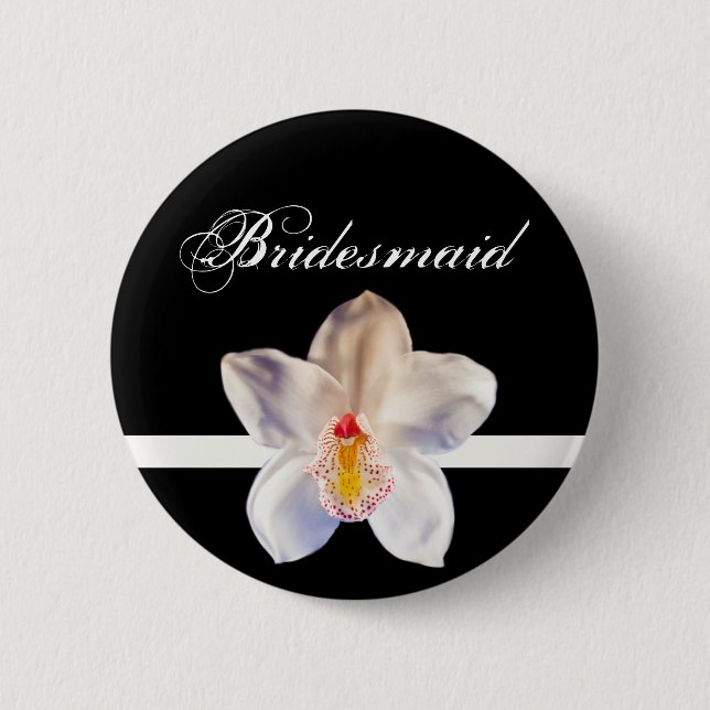 Bridesmaid Wedding ID Badge (Front)