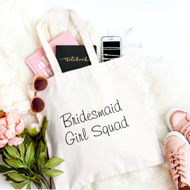 Bridesmaids | Girl Squad Large Tote Bag (Creator Uploaded)