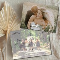 Bridesmaids Wedding Photo Thank You
