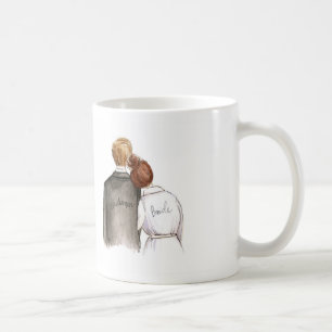 Bridesman? Auburn Bun Bride Blonde Man Coffee Mug