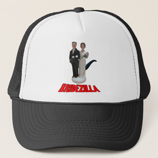 Bridezilla Funny Wedding T-Shirt or Hat (Front)