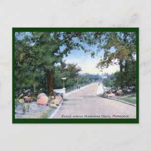 Bridge Across Minnehaha Creek, Minnesota Vintage Postcard