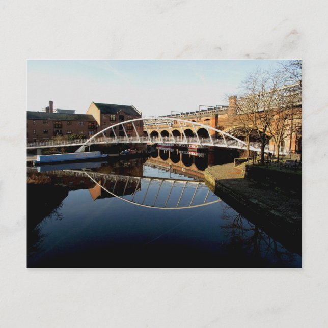 Bridge and canal postcard (Front)