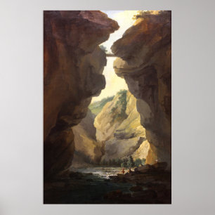 Bridge And Gorges Of Dala River (1777) Poster