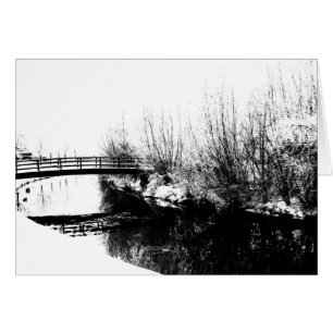 Bridge and Stream Winter Scene gccna