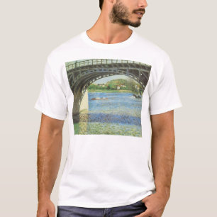 Bridge at Argenteuil by Gustave Caillebotte T-Shirt