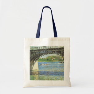 Bridge at Argenteuil by Gustave Caillebotte Tote Bag