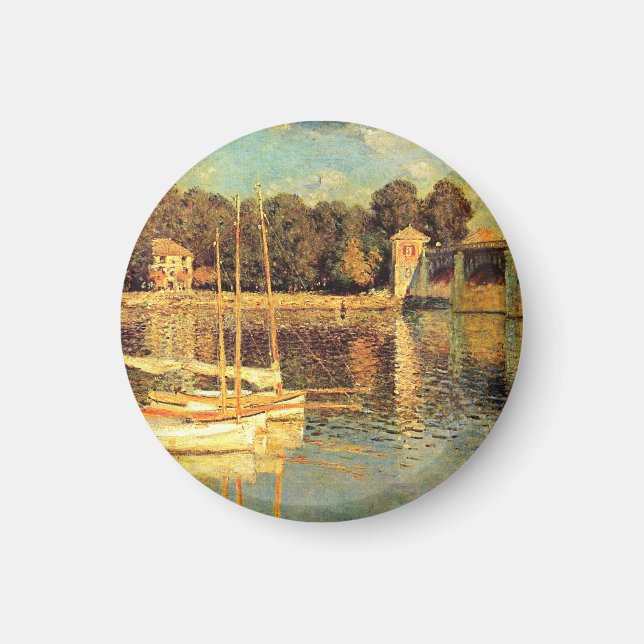 Bridge at Argenteuil Claude Monet  Magnet (Front)