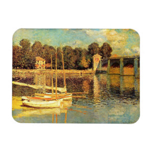 Bridge at Argenteuil Claude Monet   Magnet