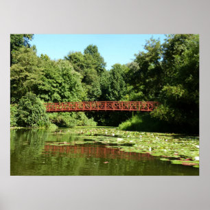 Bridge at Centennial Lake Ellicott City Maryland Poster