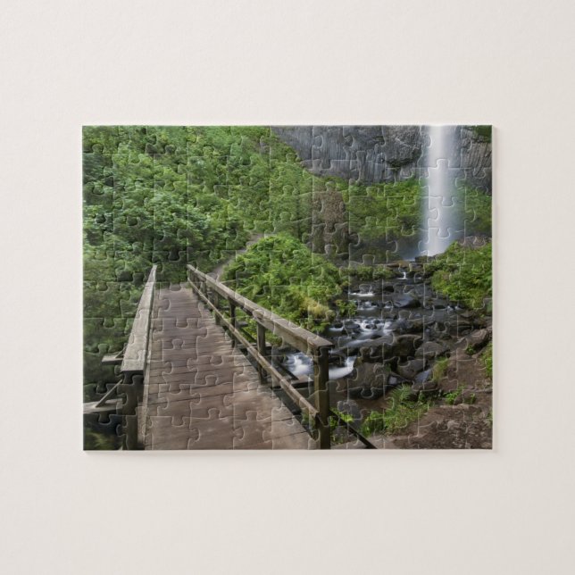 Bridge at Latourell Falls, Columbia River Gorge, Jigsaw Puzzle (Horizontal)