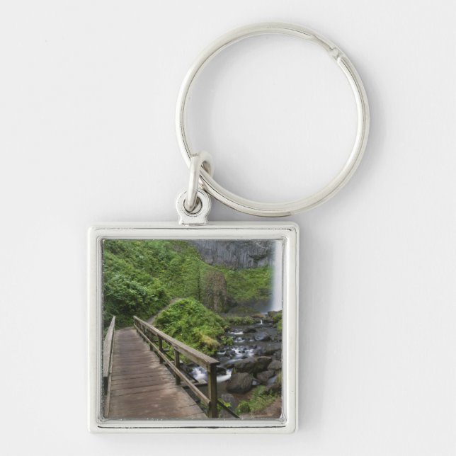 Bridge at Latourell Falls, Columbia River Gorge, Key Ring (Front)