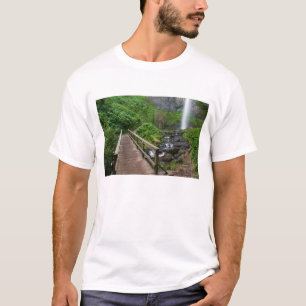 Bridge at Latourell Falls, Columbia River Gorge, T-Shirt