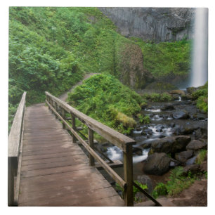 Bridge at Latourell Falls, Columbia River Gorge, Tile