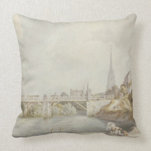 Bridge at Monmouth Cushion