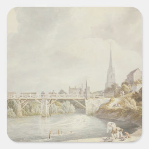 Bridge at Monmouth Square Sticker