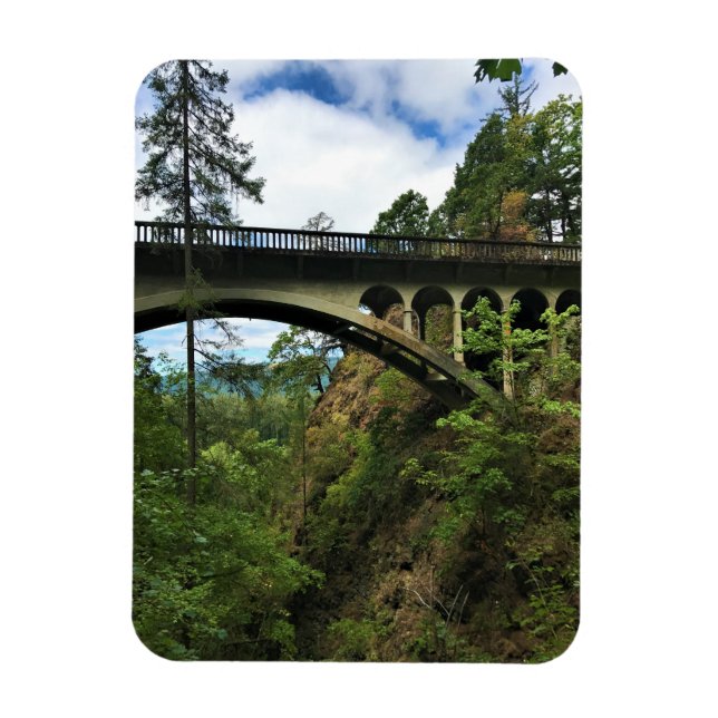Bridge at Shepperd's Dell, Oregon Magnet (Vertical)