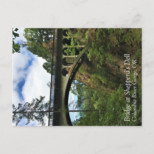 Bridge at Shepperd's Dell, Oregon Postcard (Front)