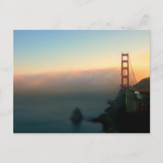 Bridge at Sunset Postcard