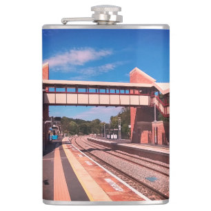 Bridge at the station hip flask