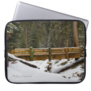 Bridge at Wuksachi Laptop Sleeve