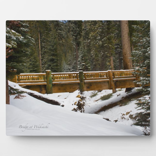 Bridge at Wuksachi Plaque (Front)