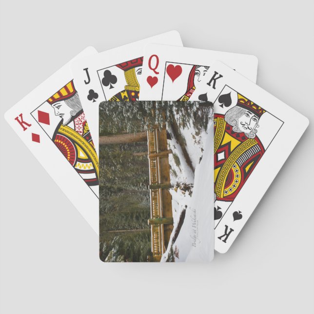 Bridge at Wuksachi Playing Cards (Back)