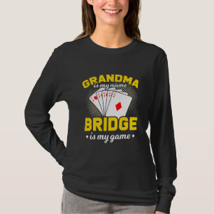 Bridge Card Game Player Grandma T-Shirt