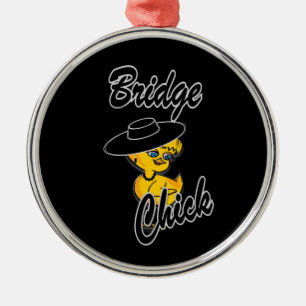 Bridge Chick #4 Metal Tree Decoration