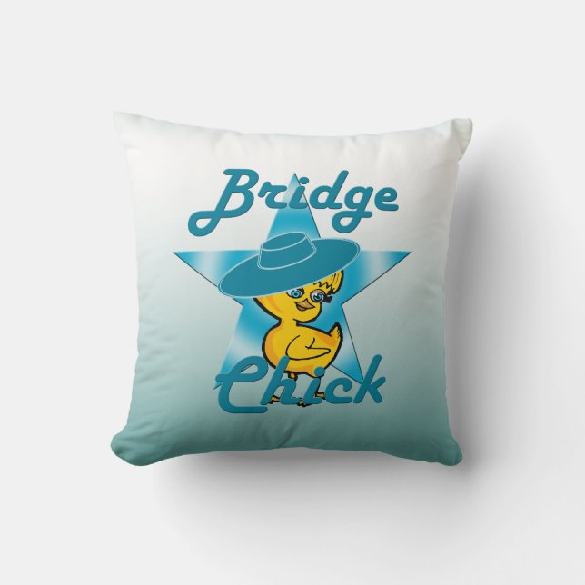 Bridge Chick #7 Cushion (Front)