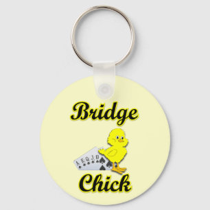 Bridge Chick Key Ring