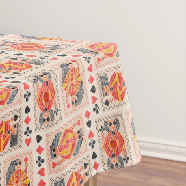 Bridge Club Tablecloth (In Situ)