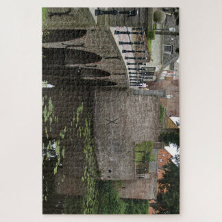 Bridge, Dutch village Jigsaw Puzzle