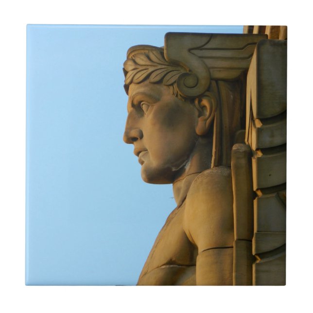 Bridge Guardian (Cleveland) Decorative Tile (Front)