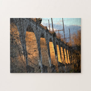 Bridge Illuminated by Sunlight Puzzle